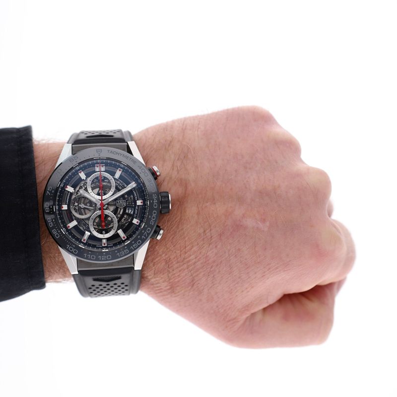 Image 15 of TAG Heuer Carrera Automatic 45mm CAR2A1Z.FT6044; Men's Chronograph Watch
