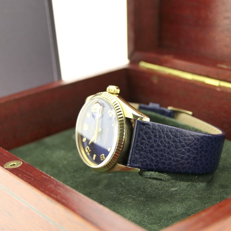 Image 21 of Rolex Oyster Perpetual Date 15037; 14k gold watch