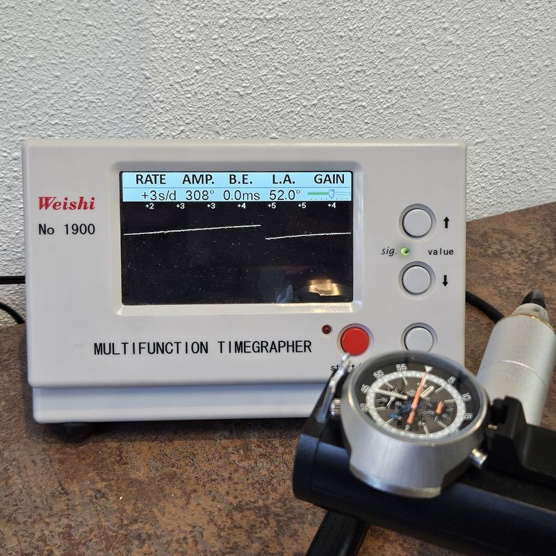 Image 19 of Omega Flightmaster 145.036; Vintage chronograaf piloten horloge