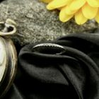 Image 2 of White gold ring/sliding ring with diamond | 0.07 ct.