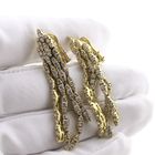Image 10 of Gold earrings with diamonds; 2.70 ct.
