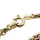 Image 8 of Gold jasseron link bracelet | 20 cm