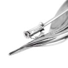 Image 6 of White gold brooch with diamonds; 0.30 ct.