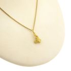 Image 4 of 22 carat gold pendant with a gold nugget