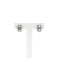 White Gold Tirisi Earrings with Diamonds; approx. 0.76 ct.
