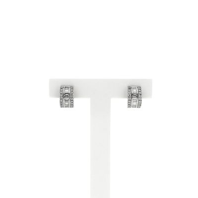 Image 1 of White Gold Tirisi Earrings with Diamonds; approx. 0.76 ct.