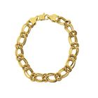 Image 3 of Gold flat Prince of Wales link bracelet