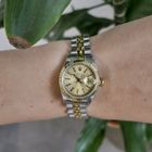 Image 24 of Rolex Datejust 26mm 69173; 18k gold/steel vintage women's watch