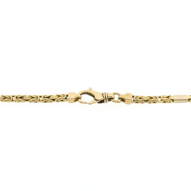 Image 4 of Two-tone gold square king chain