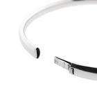 Image 5 of White gold twisted bangle | Ø 60 mm