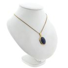 Image 5 of Vintage Gold Pendant with Apatite; 14 Karat