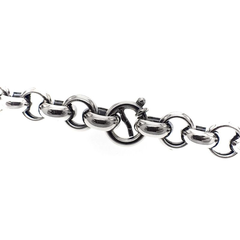 Image 6 of Silver robust jasseron necklace | 63 cm