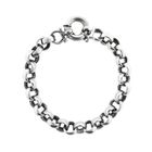 Image 3 of White gold robust jasseron link bracelet