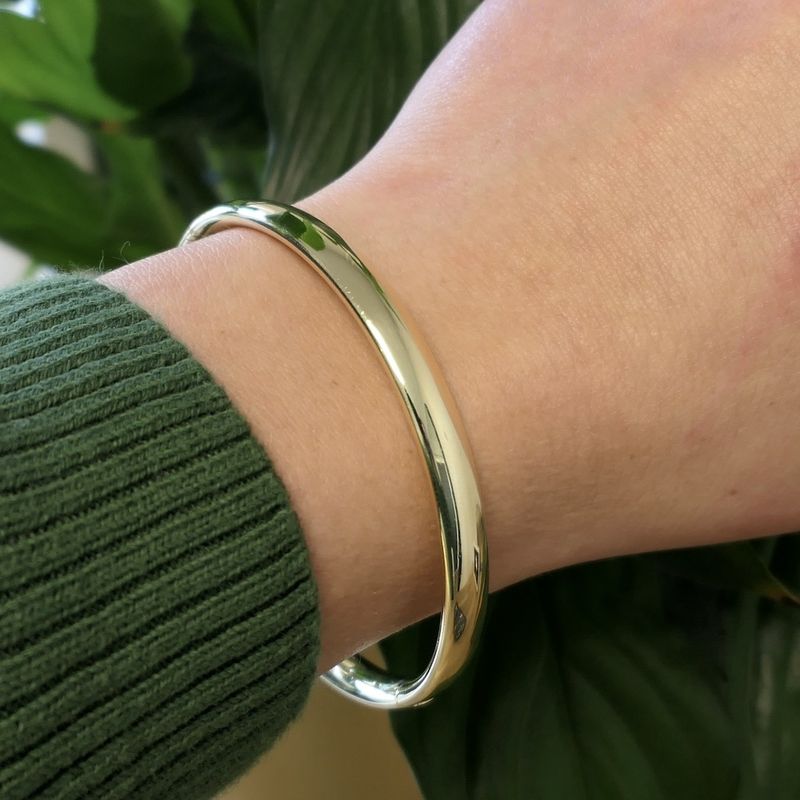 Image 2 of Gold slave bracelet | Ø 60mm