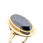Image 3 of Vintage gold ring with hematite