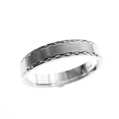 Image 1 of Wide silver ring