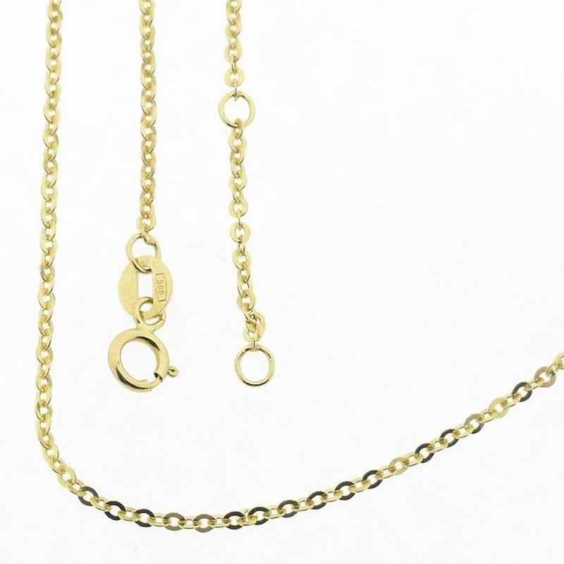 Image 1 of Gold anchor link necklace