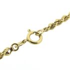 Image 6 of Gold twisted link chain with tassels | 48 cm