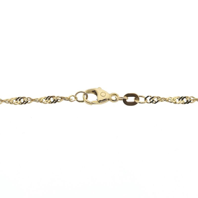 Image 4 of Gold Singapore link chain | 51 cm