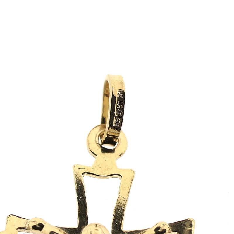 Image 3 of Gold pendant of a cross with corpus