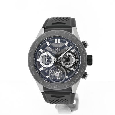 Image 1 of TAG Heuer Carrera Calibre 02 Tourbillon Chronograph CAR5A8Y.FC6377; Automatic men's watch