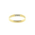 Image 4 of Gold ring with diamonds; 0.075 ct.