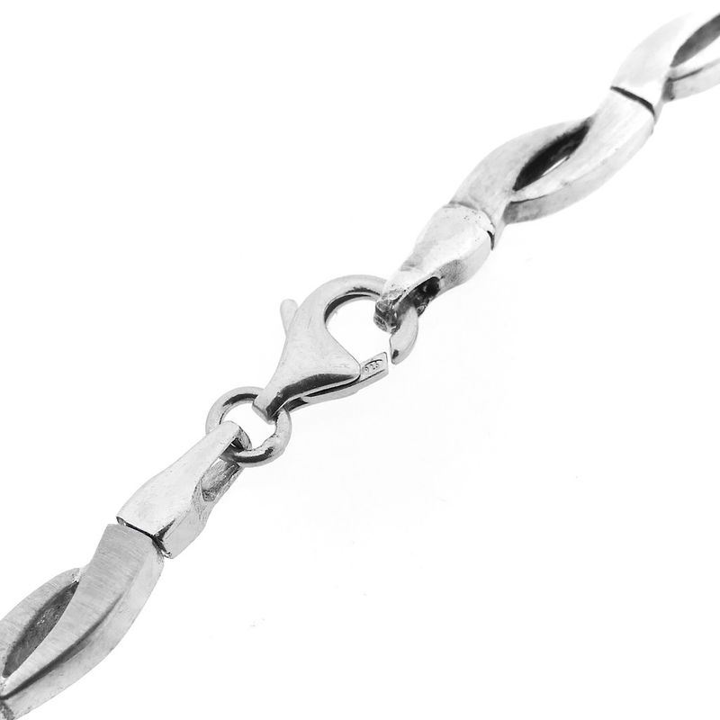 Image 4 of Silver link chain | 43 cm