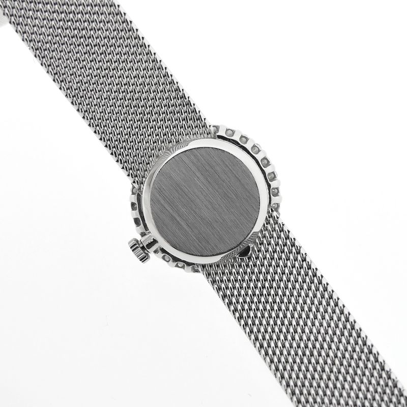 Image 8 of Chopard Geneva Cocktail Watch 2795/1; Vintage 18k white gold women's watch with diamonds