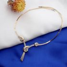 Image 10 of Gold necklace with zirconia; Geçen | 46 cm