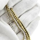 Image 7 of 18K Two-tone gold tennis necklace with 0.49 ct. diamond | 43 cm