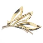 Image 5 of Two-tone gold floral brooch