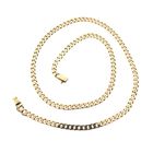Image 7 of Gold gourmet link chain | 52 cm