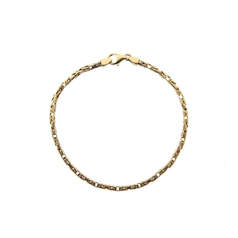 Image 7 of Gold king's link bracelet | 21.5 cm