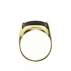 Image 5 of Gold ring with onyx