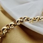 Image 3 of Gold jasseron link necklace | 45 cm