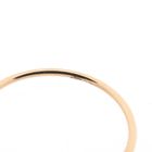 Image 6 of Rose gold solitaire ring with diamond; 0.07 ct.