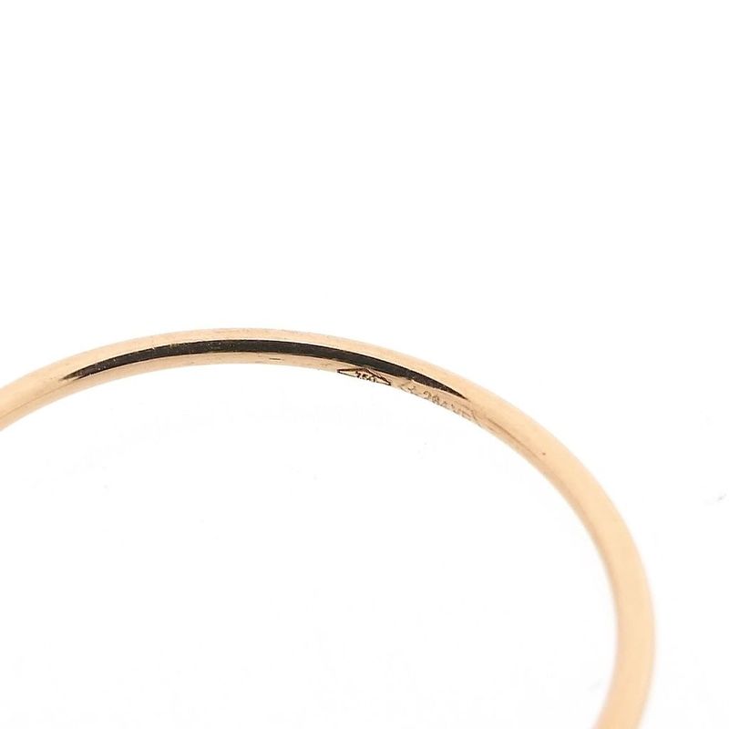 Image 6 of Rose gold solitaire ring with diamond; 0.07 ct.