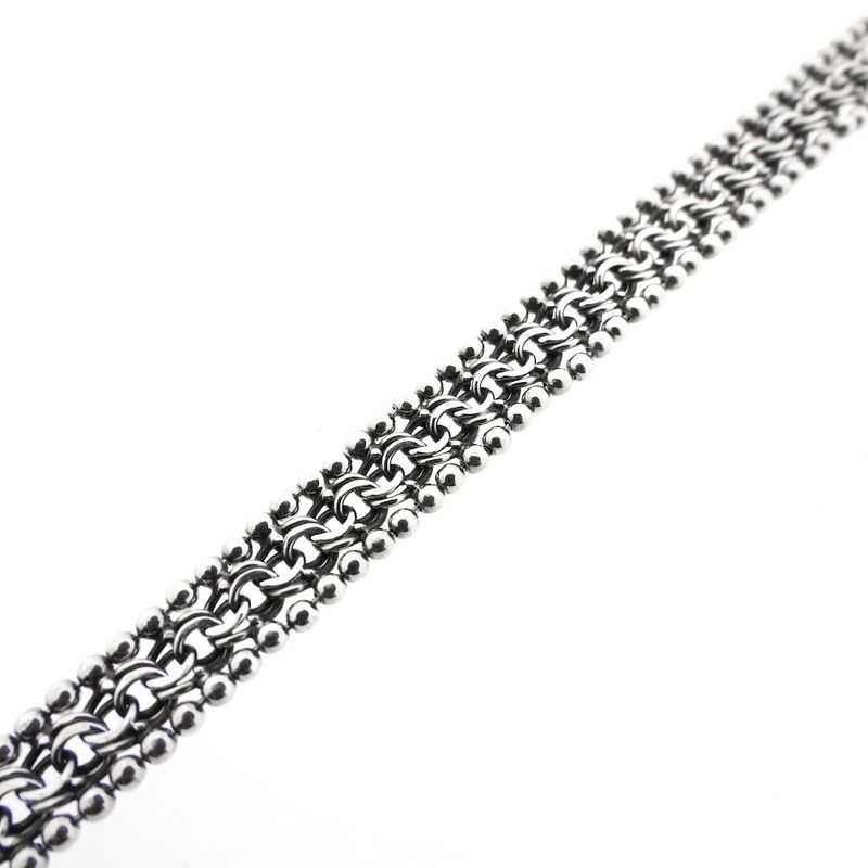 Image 6 of Silver gallery wire link bracelet | 20 cm