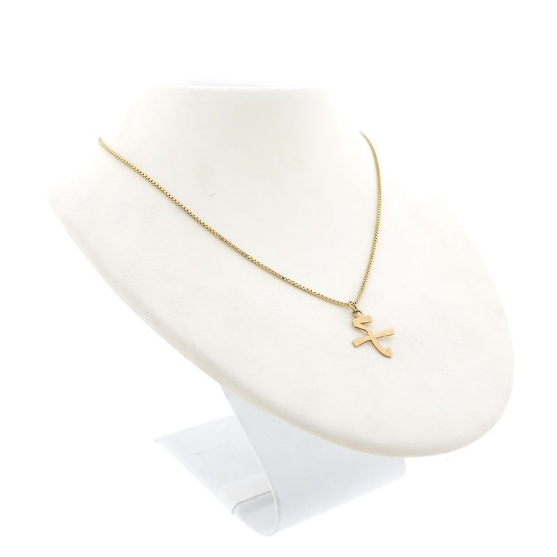 Image 3 of Golden pendant of Chinese horoscope sign; Rat