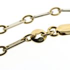 Image 4 of Two-tone gold fantasy link bracelet