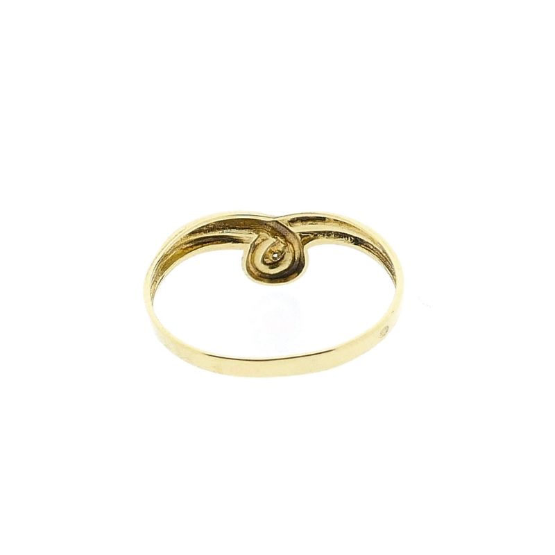 Image 4 of Gold Ring with Diamond; 0.005 ct.