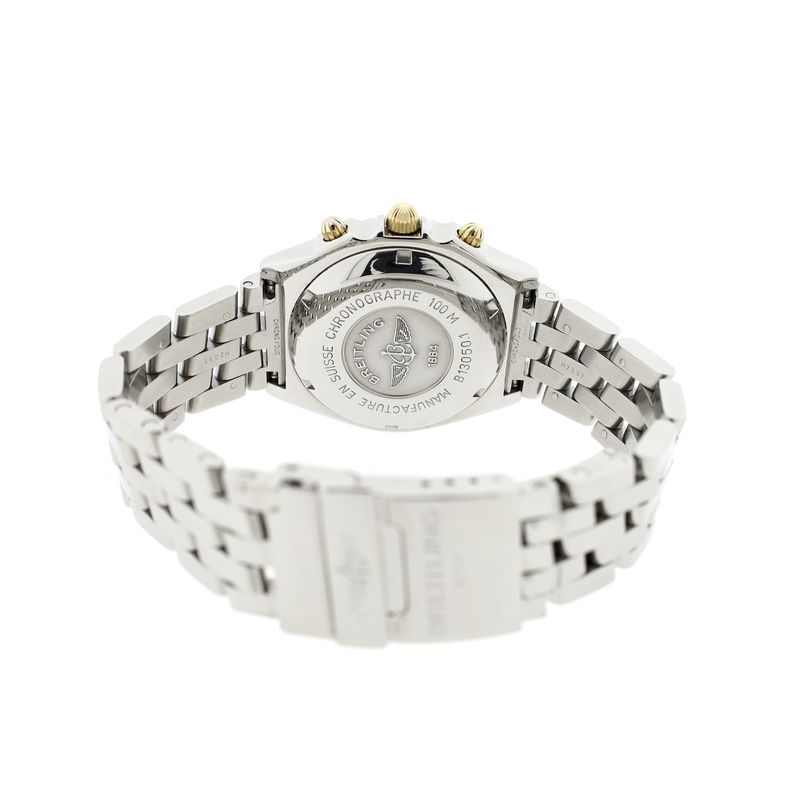 Image 13 of Breitling Chronomat B13050.1; Gold/steel men's watch