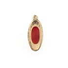 Image 5 of Gold pendant with blood coral