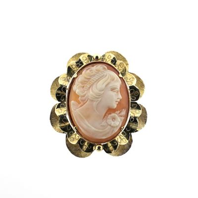 Gold brooch/pendant with cameo Image 1 of Gold brooch/pendant with cameo