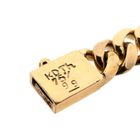 Image 8 of Gold Gourmet Link Bracelet with Jade and Zirconia