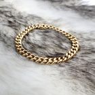 Image 2 of Solid gold gourmet link bracelet | 20 cm