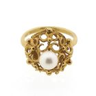 Image 6 of Gold ring with pearl