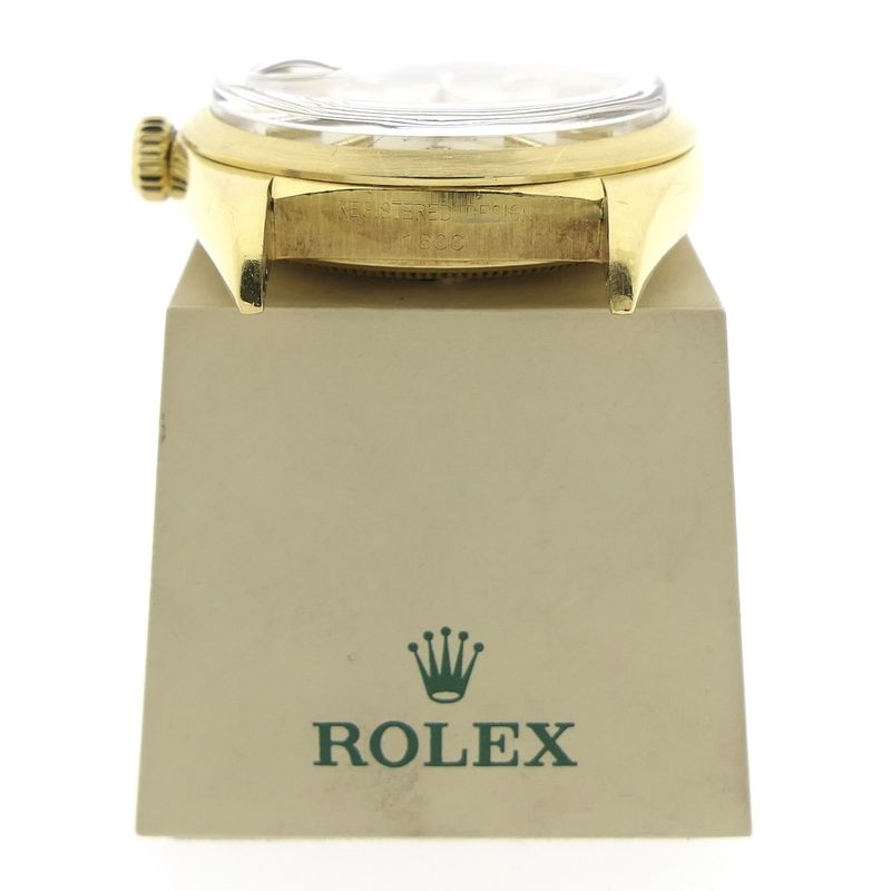 Image 9 of Rolex Datejust 1600; Vintage 18k Gold Men's Watch