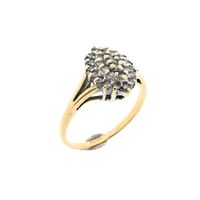 Gold ring with diamond | 0.14 ct.