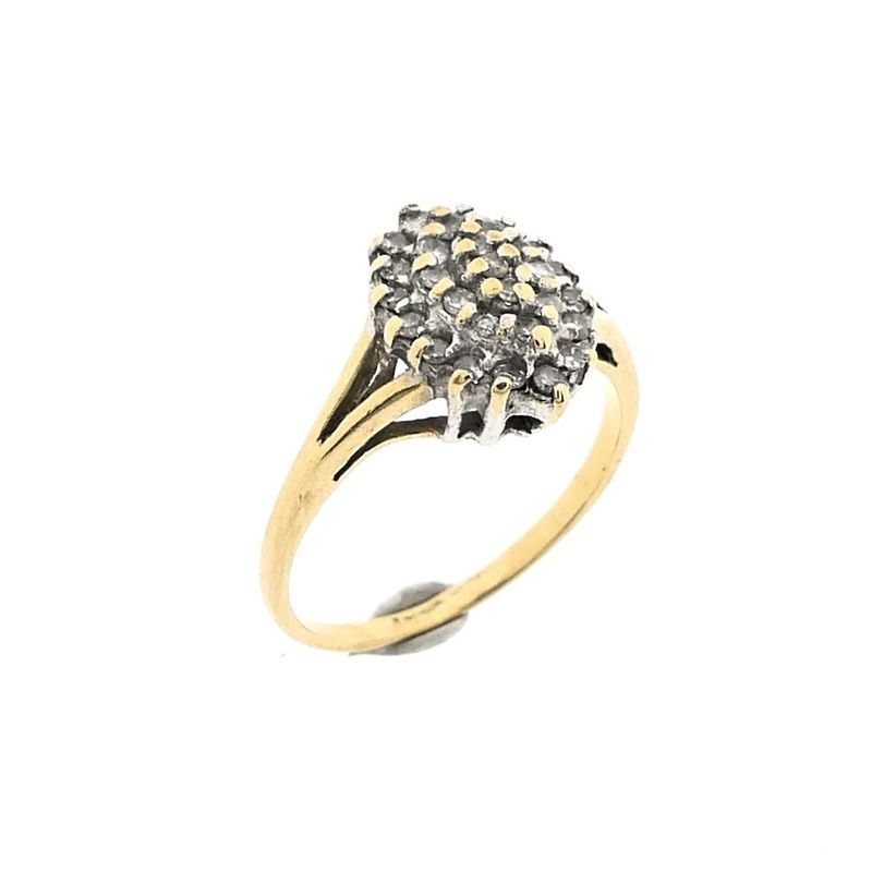 Image 1 of Gold ring with diamond | 0.14 ct.